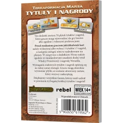 Terraformacja Marsa: Tytuły i nagrody (dodatek)