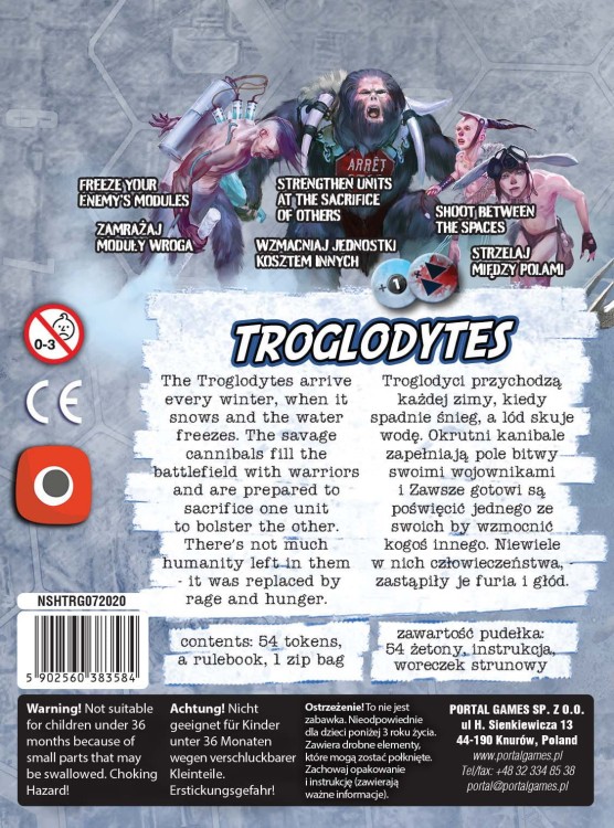 Neuroshima Hex 3.0: Troglodyci zawartość