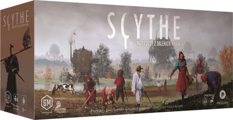 Scythe: Najeźdźcy z Dalekich Krain pudełko