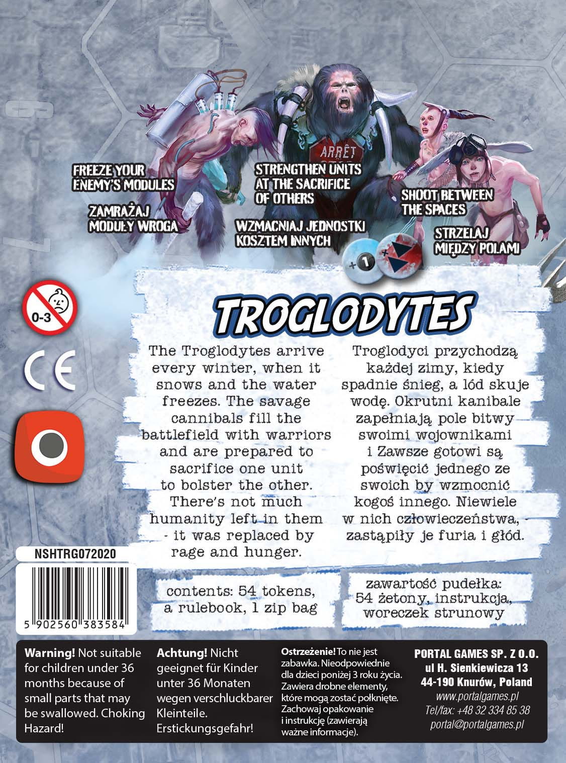 Neuroshima Hex 3.0: Troglodyci zawartość